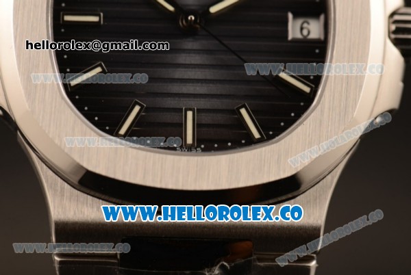 Patek Philippe Nautilus Jumbo Miyota 9015 Automatic Full Steel with Brown DIal and Stick Markers - 1:1 Original - Click Image to Close